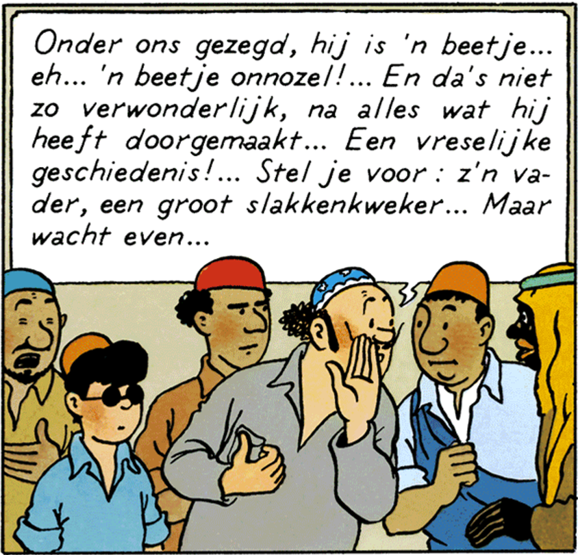 Oliveira da Figueira dans Tintin au pays de l'or noir