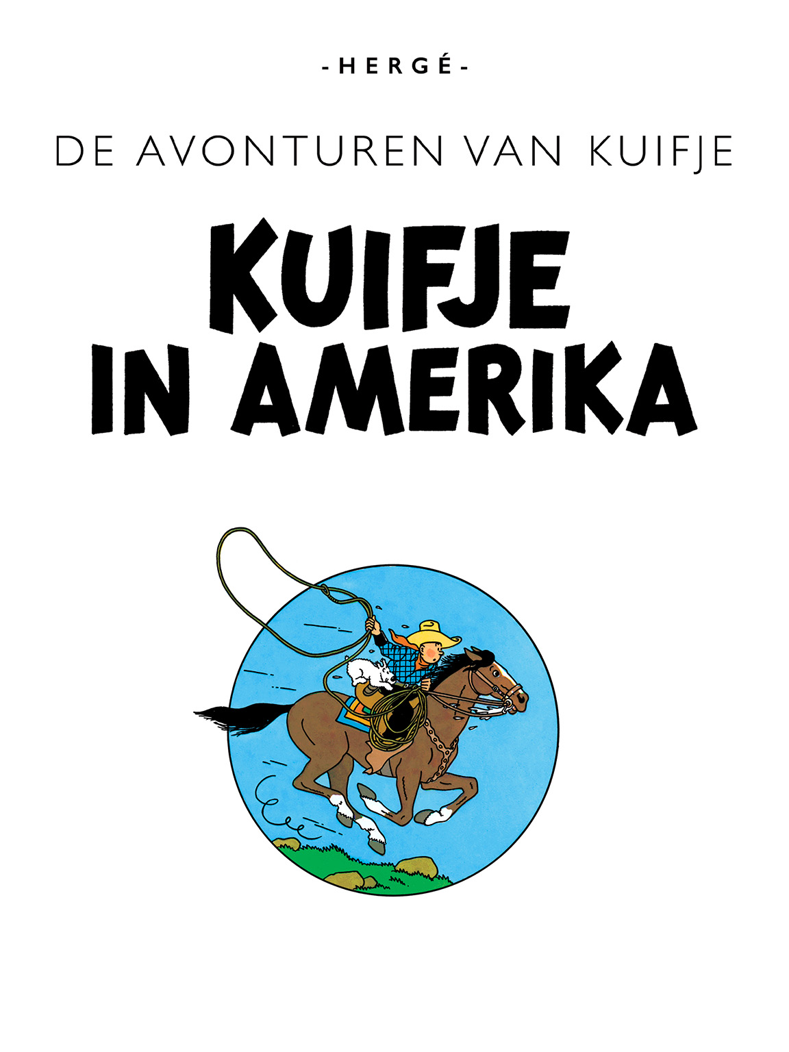 Tintin en Amérique - Page titre