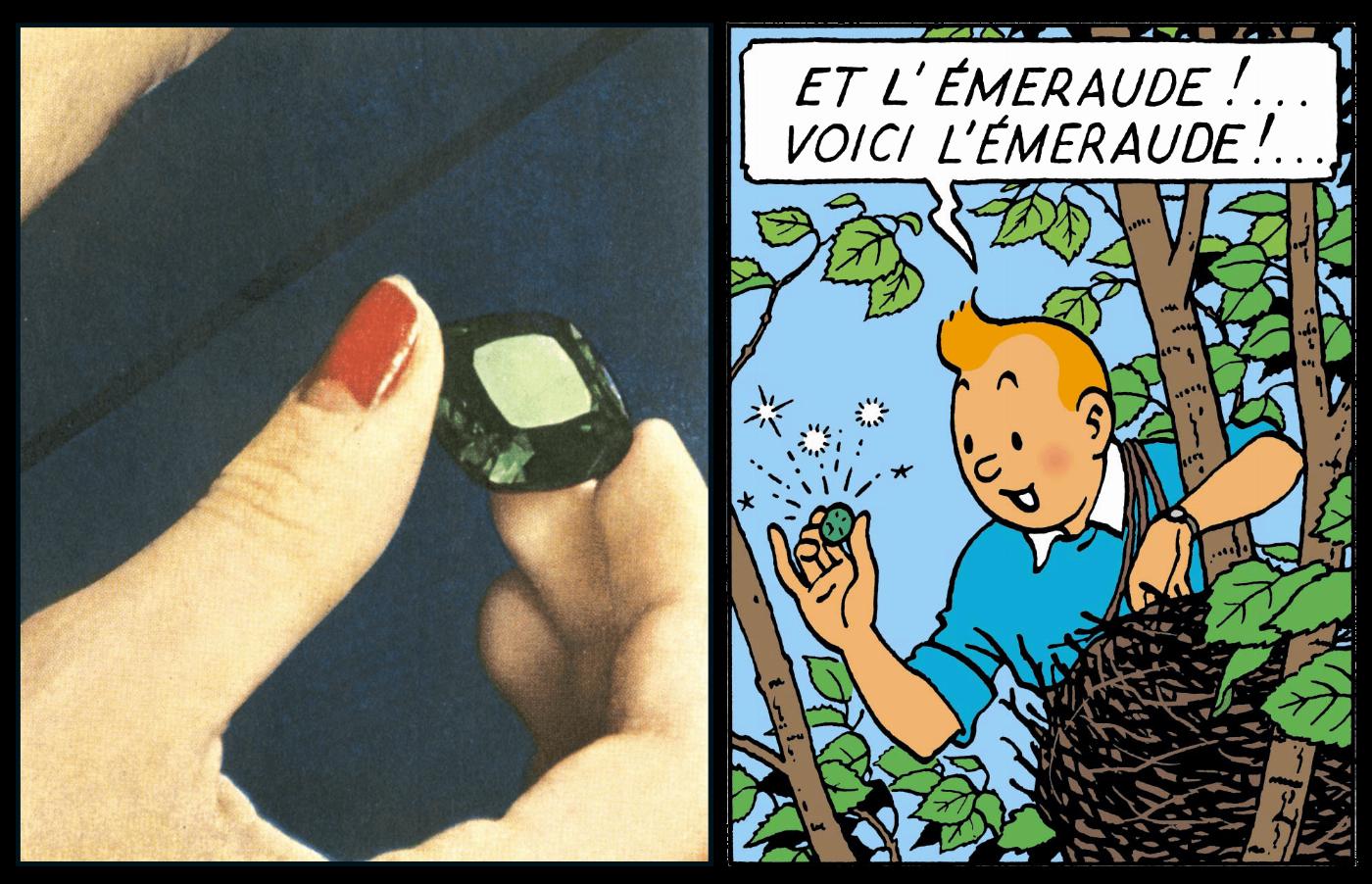 Emeraude dans Les Bijoux de la Castafiore
