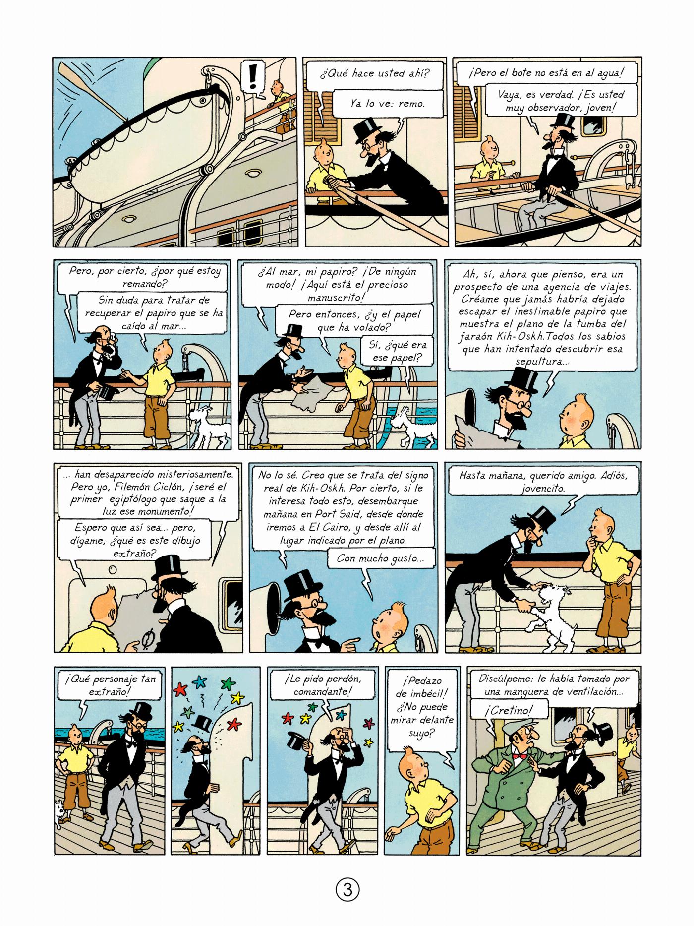 Les Cigares du Pharaon - Page 3