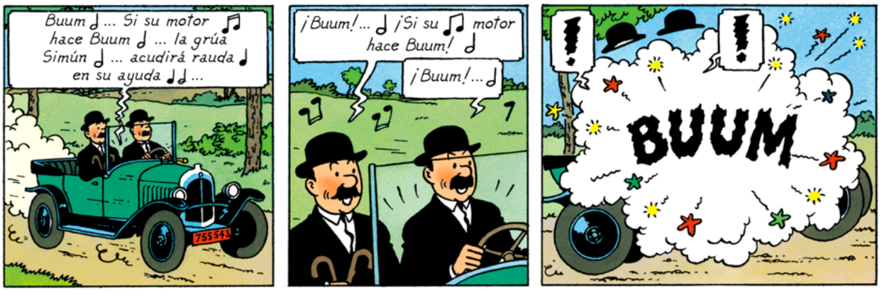 Dupondt - Tintin au pays de l'Or noir