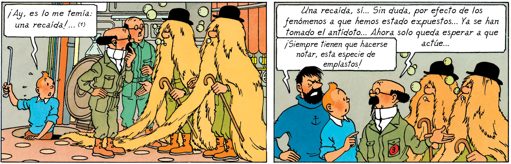 Les Dupondt cheveux qui poussent orange