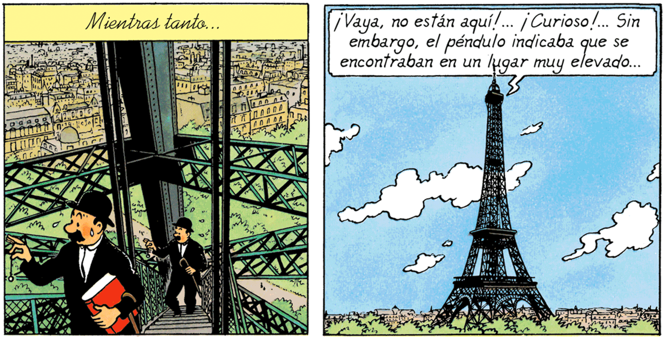 Les dupondt pendule tour effeil