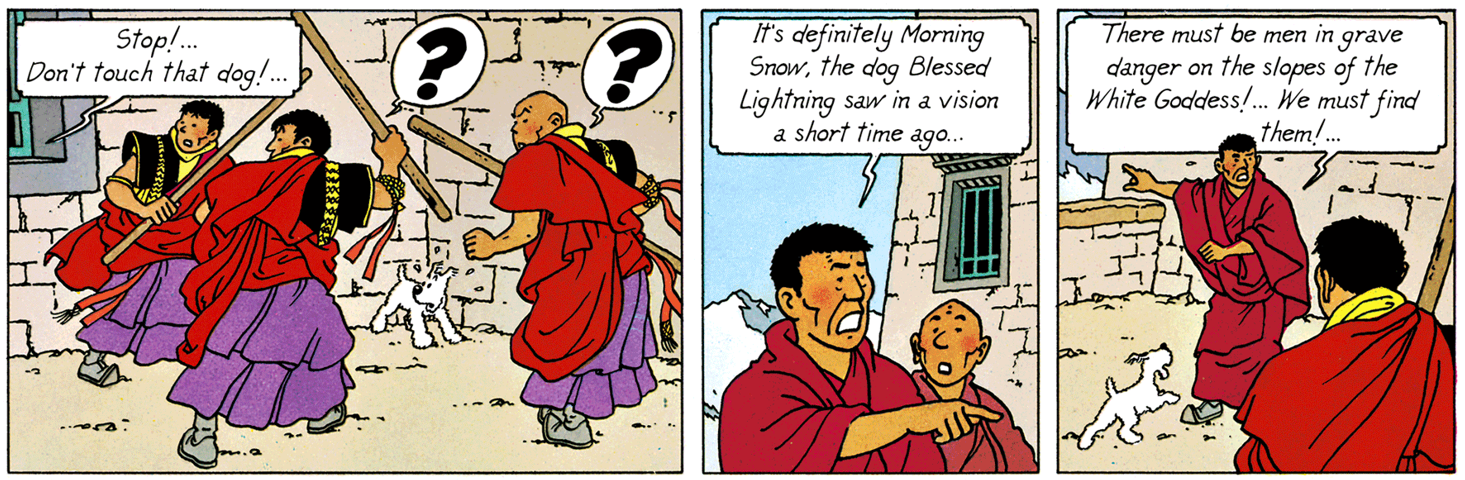 Milou Neige du matin