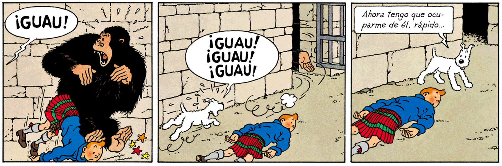 Milou dans l'Ile Noire