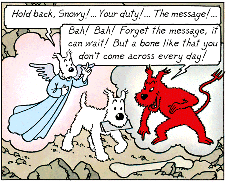 Milou, ange ou démon