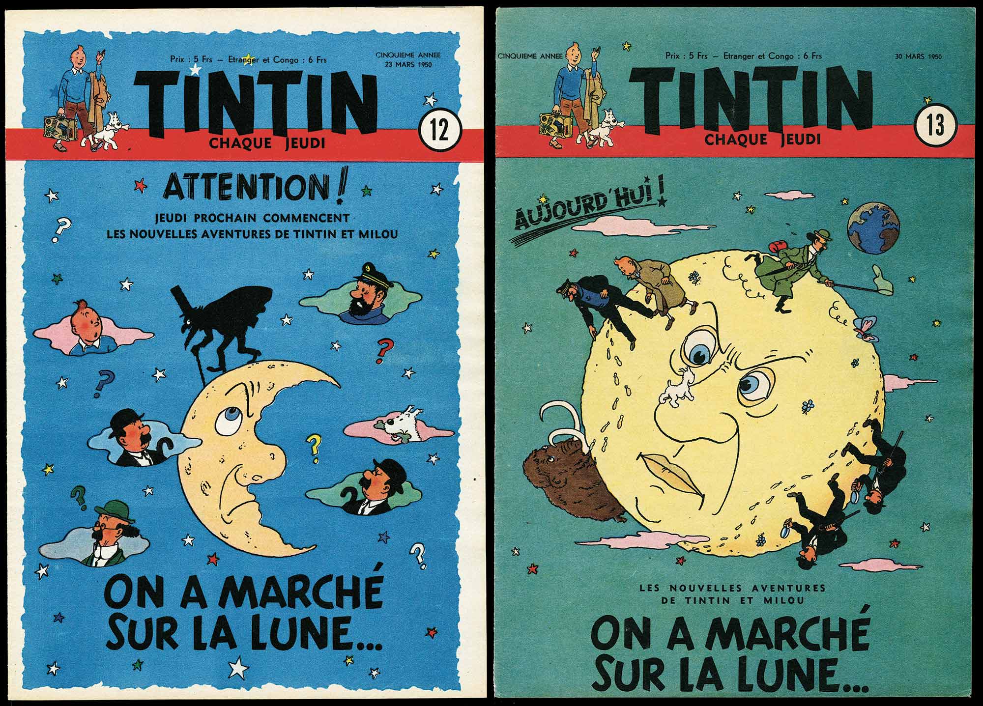 Tintin - Les Aventures de Tintin - Objectif Lune - Le Journal de Tintin