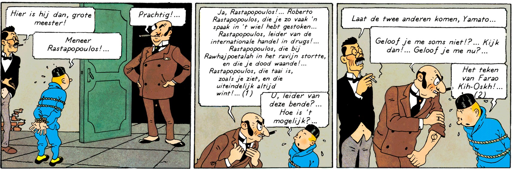 Rastapoulos dans Le Lotus bleu