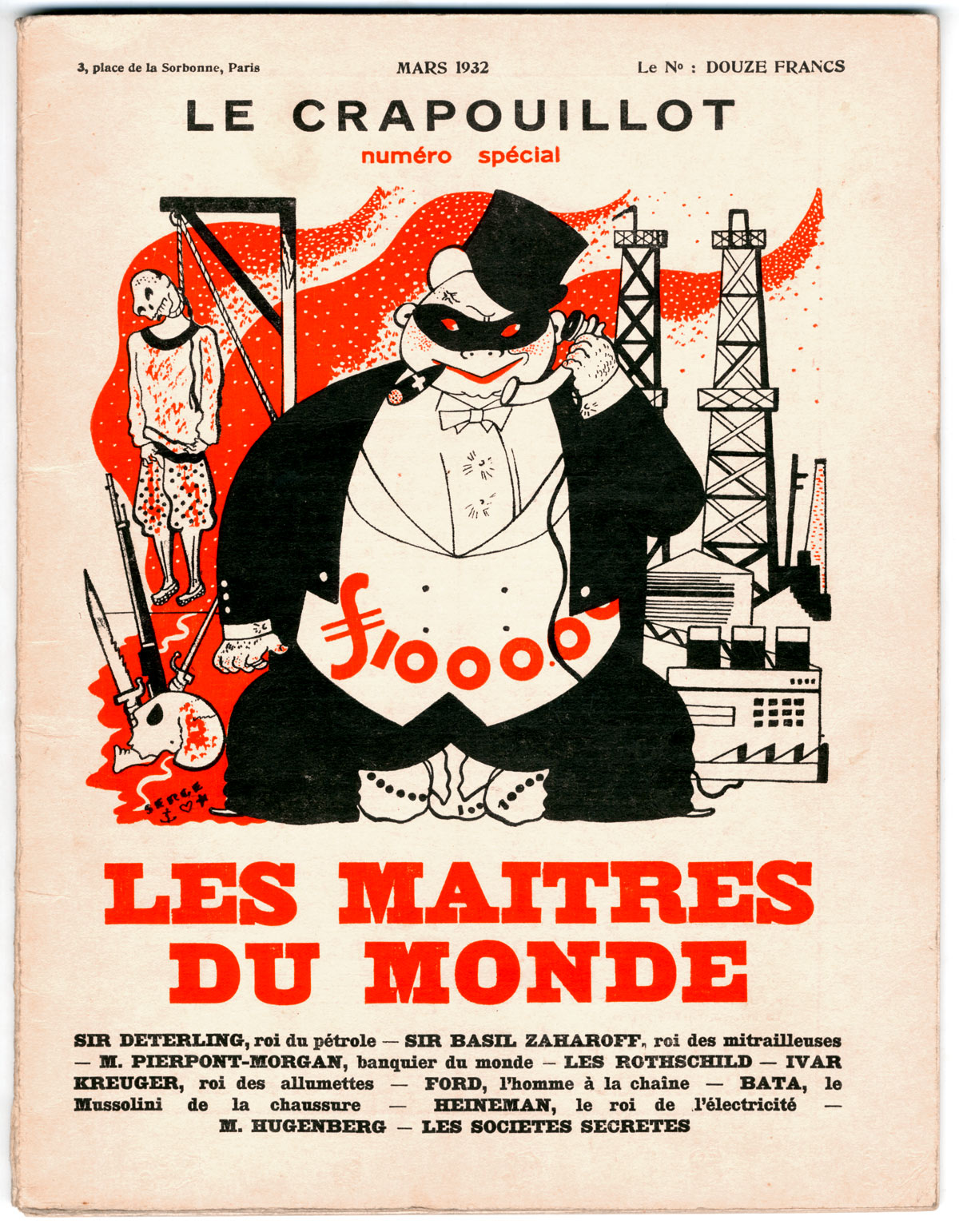 مجله‌ی Le Crapouillot - الهام بخش تن تن 