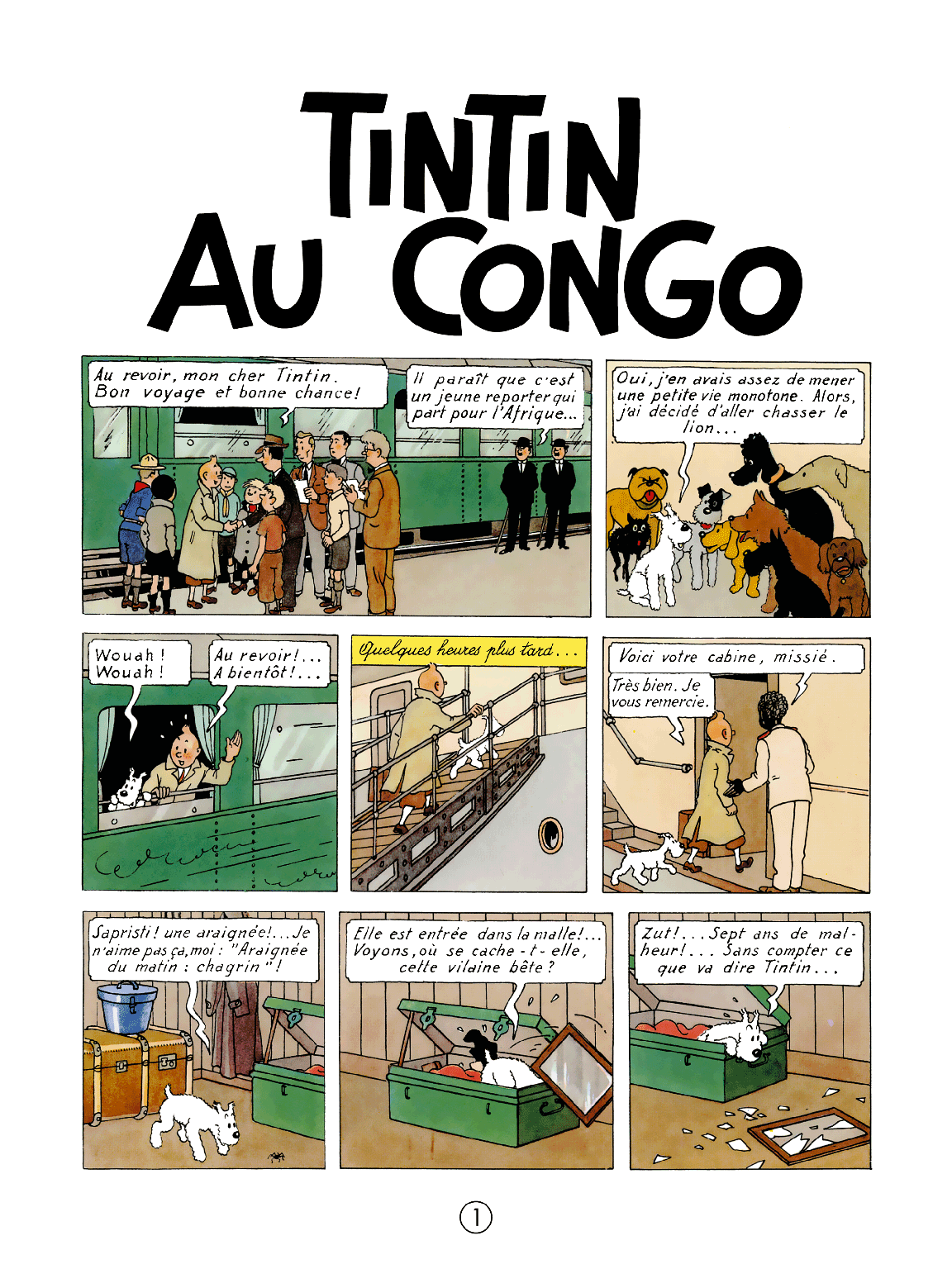 Tintin Au Congo Tintin Tintin Au Congo Tintin