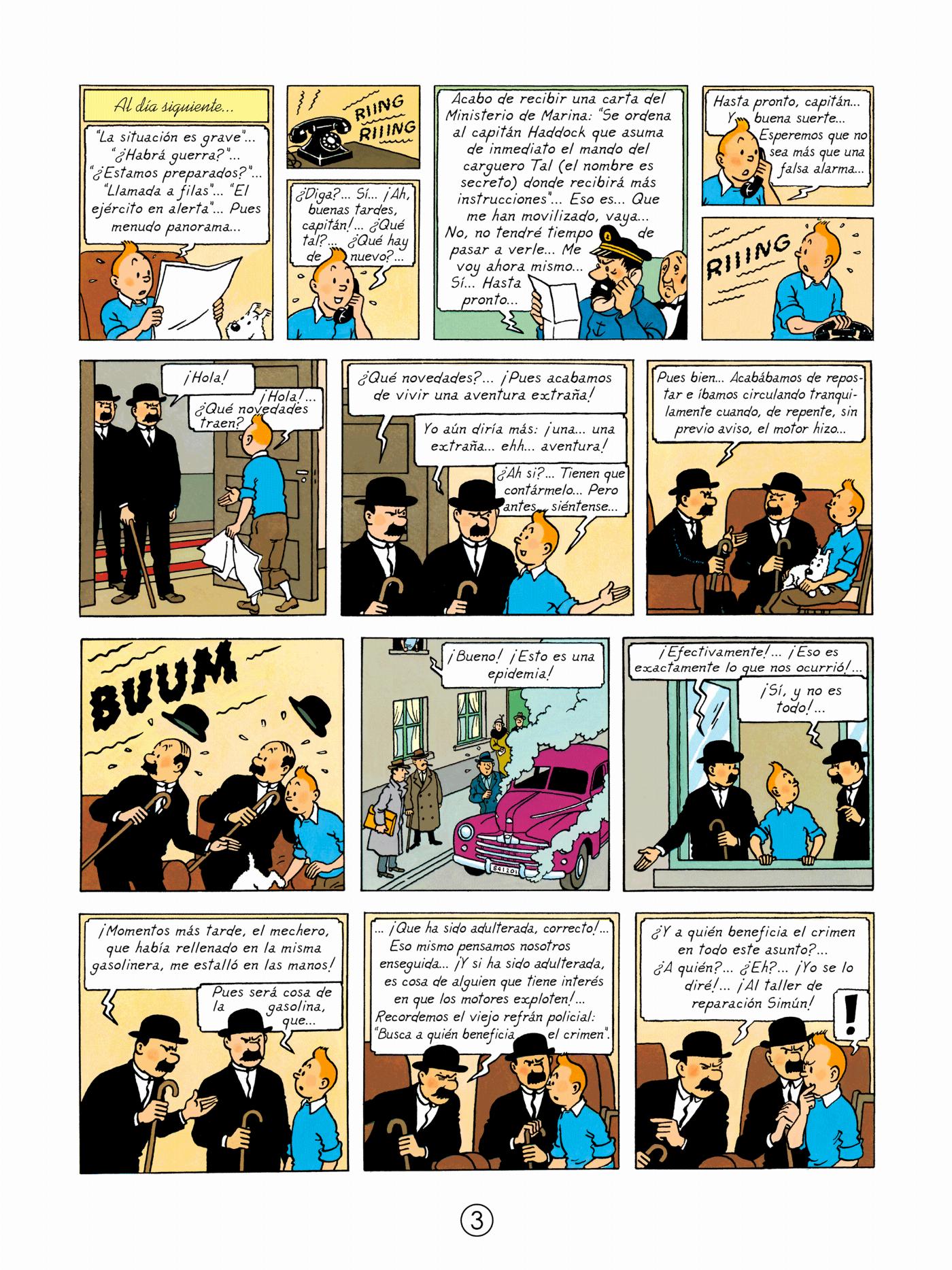 Tintin au pays de l'or noir - page 3