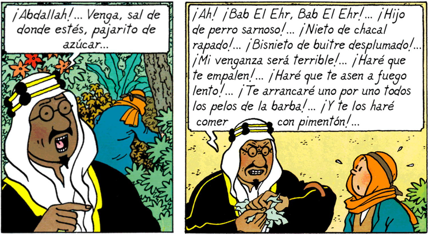L'Émir Mohammed Ben Kalish Ezab dans Tintin au pays de l'or noir