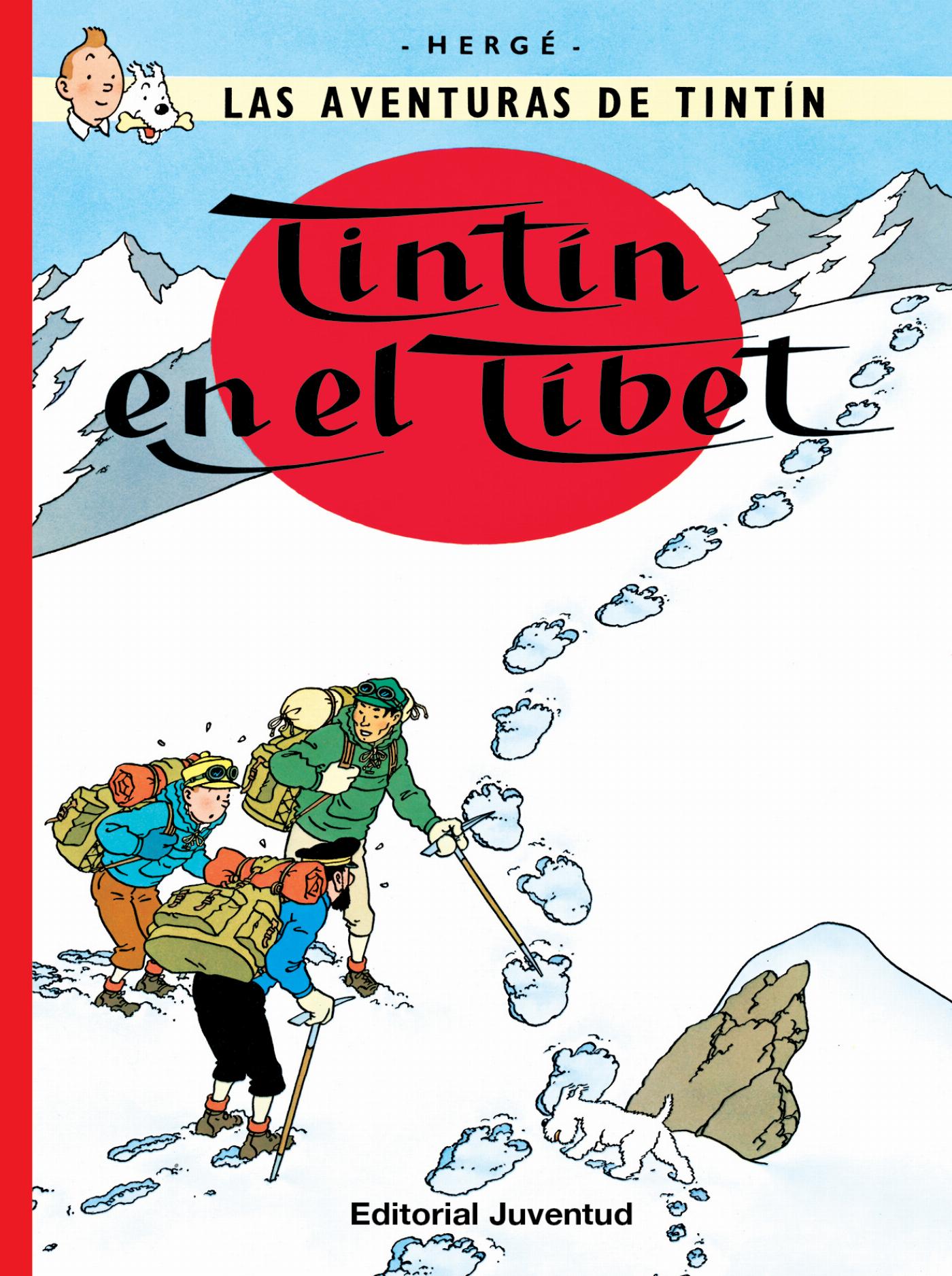 Couverture du livre Tintin au Tibet par Hergé