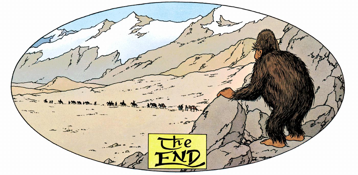 Tintin au Tibet - Le Yéti - L’abominable Homme des Neiges