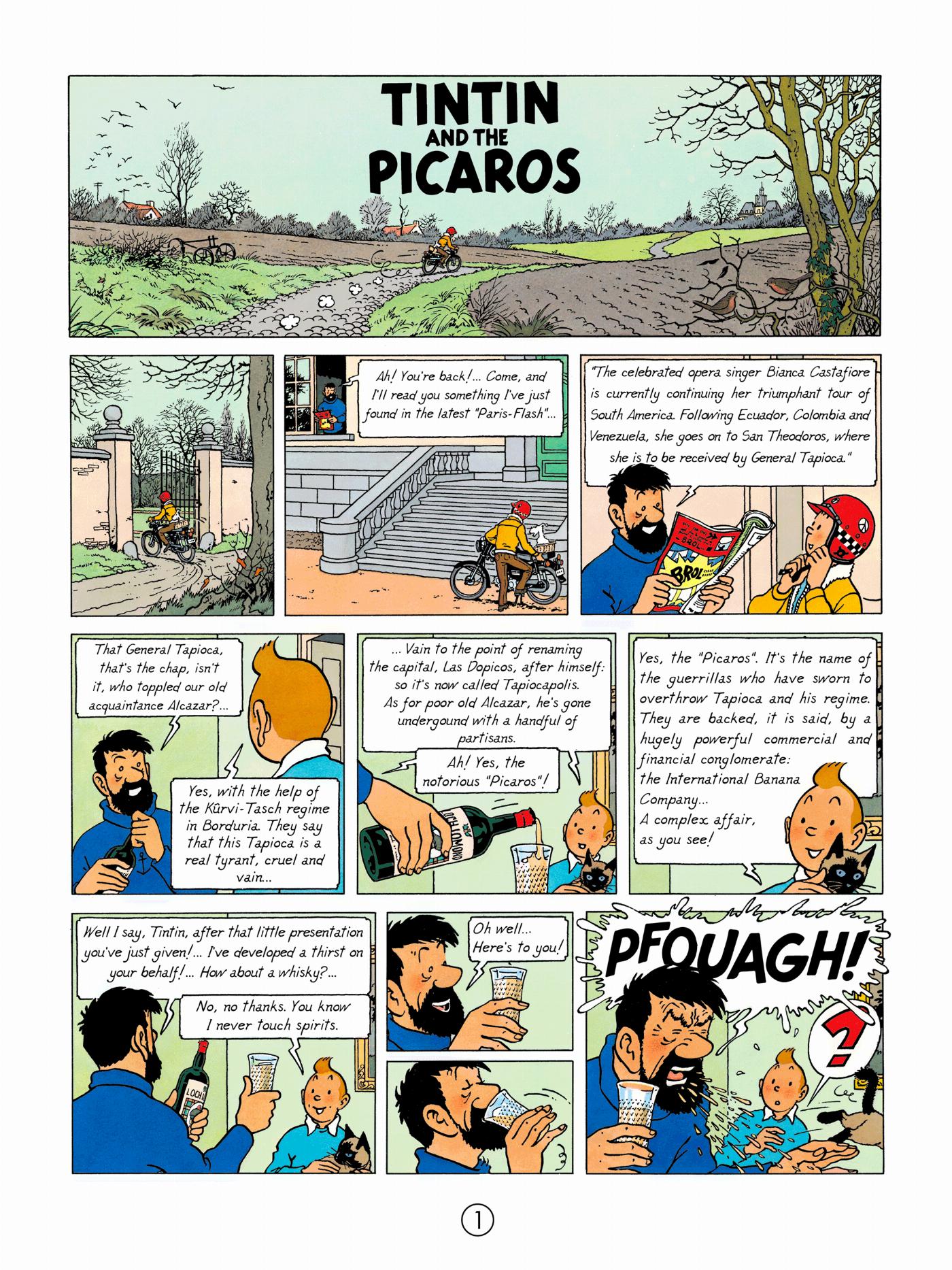 Tintin et les Picaros - Page 1