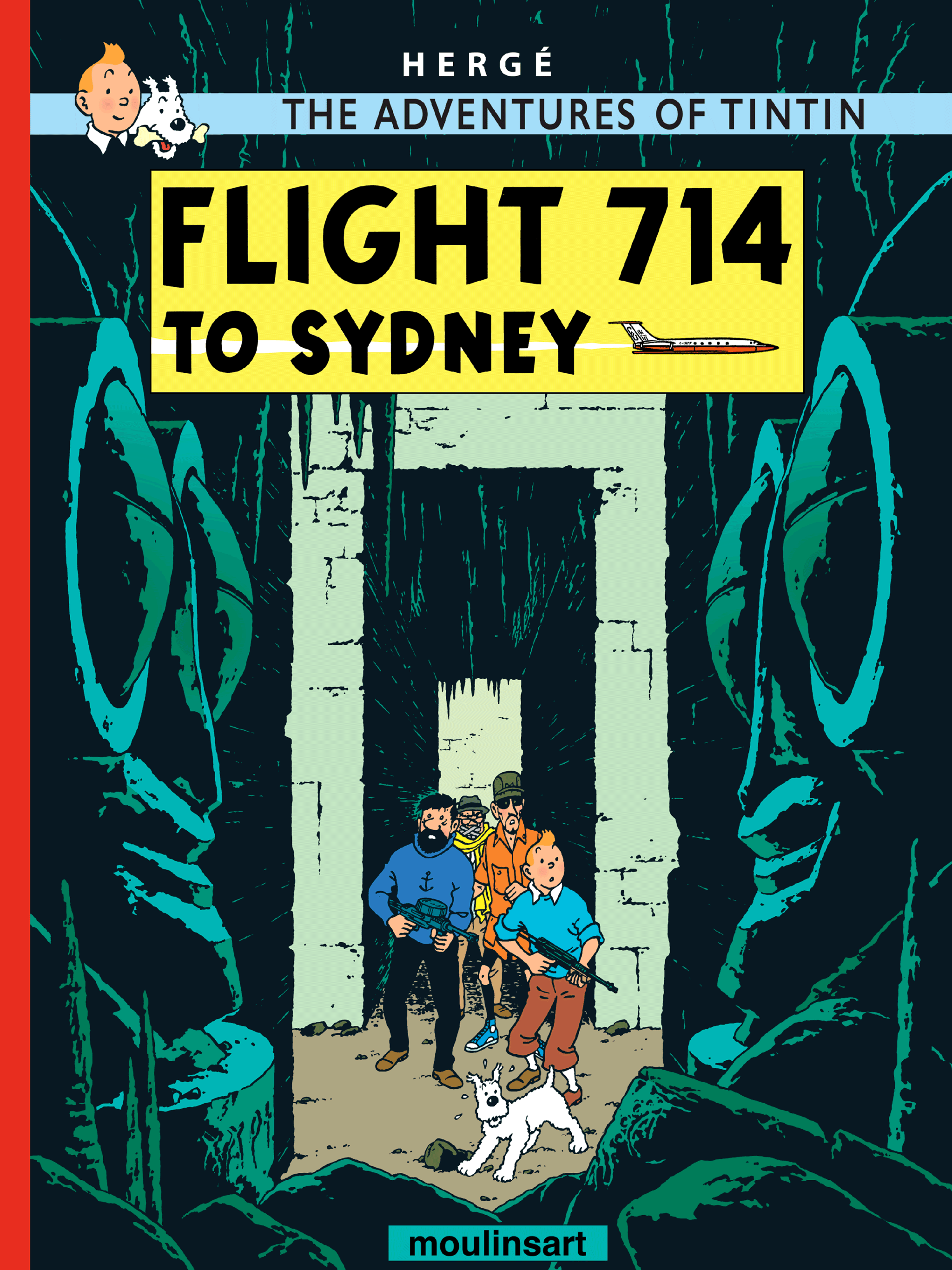 Vol 714 pour Sydney par Hergé