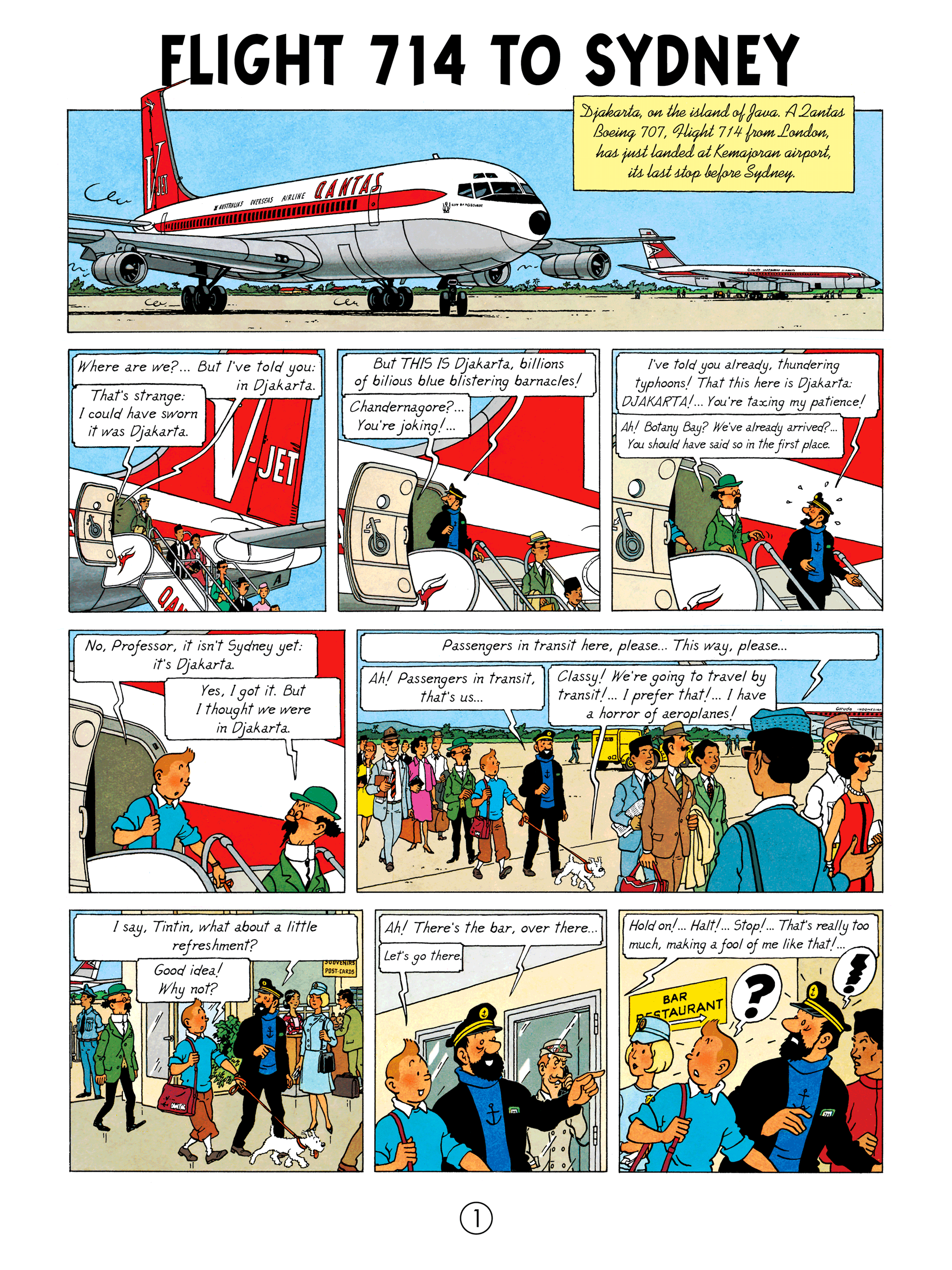 Vol 714 pour Sydney - page 1