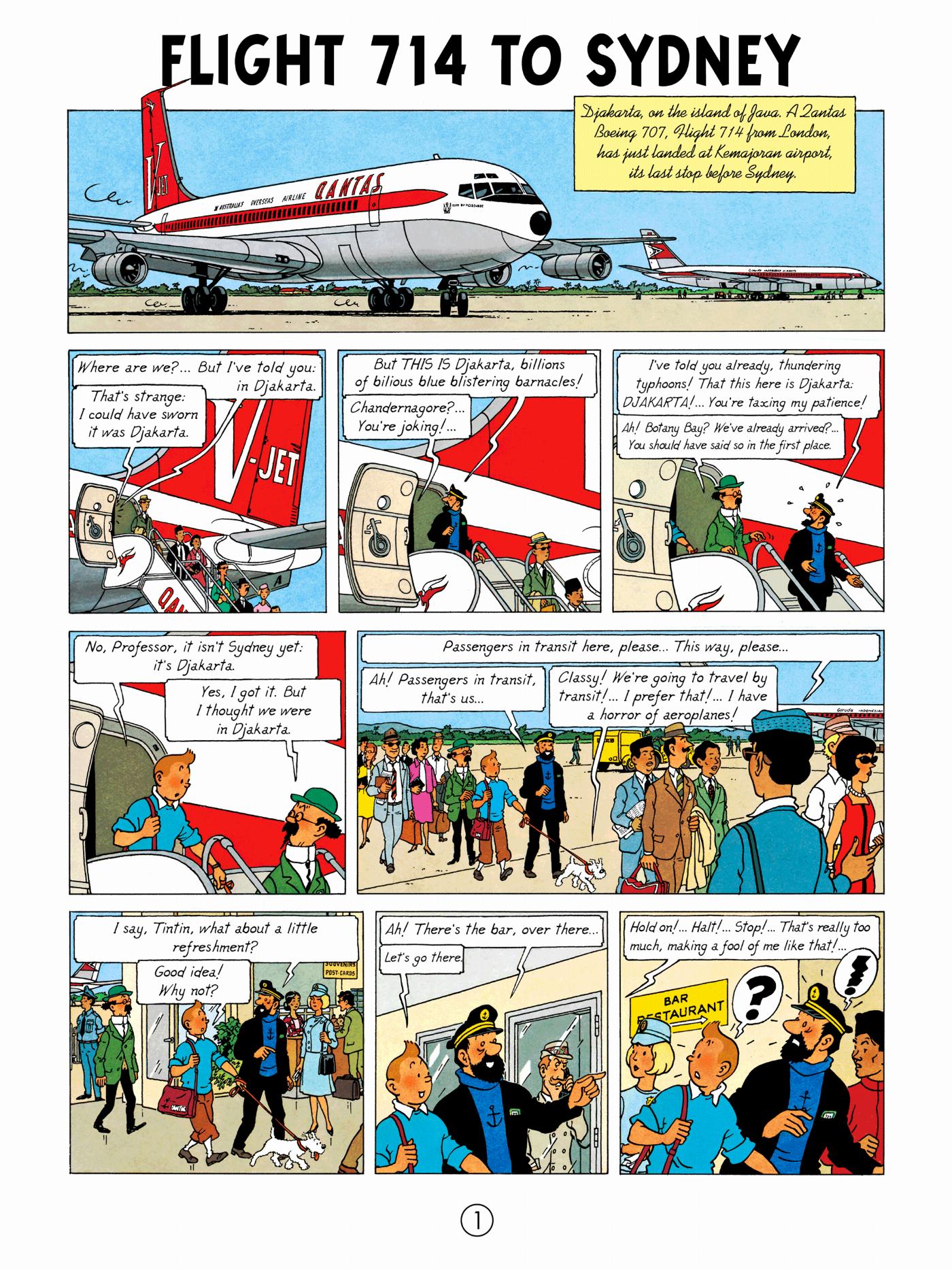 Vol 714 pour Sydney - page 1
