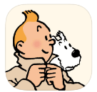 Logo application Tintin