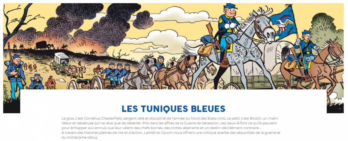 Les Tuniques Bleues Les Cavaliers Du Ciel Page De Garde Liste de A à Z des collections BD